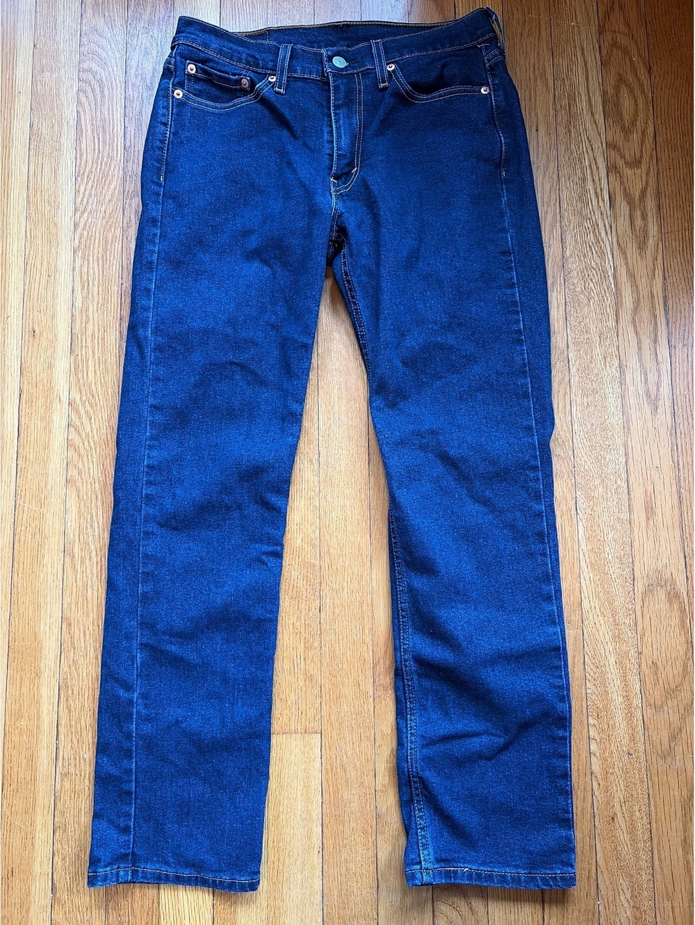 Levi’s 514 Straight Fit Jeans 30x30 Dark Wash Denim Classic Americana Dadcore
